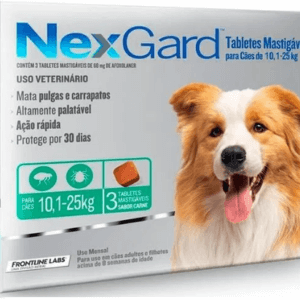 Nexgard talla L de 10.1 a 25 kg  x por unidad