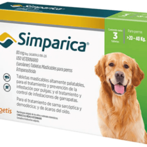 Simparica 80 mg x unidad (20 a 40 kg)